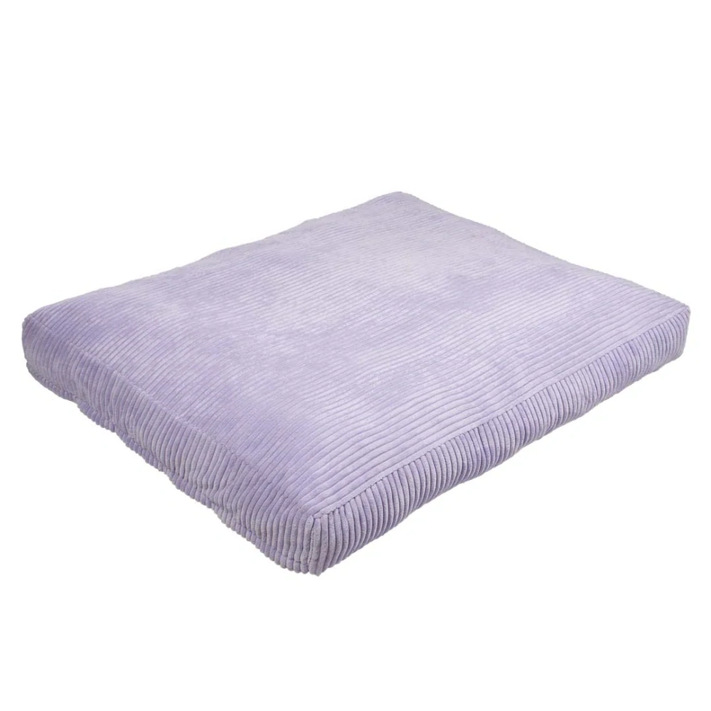 COOCKOO COZY UNI Menčestrový vankúš pre psov L 120x80x12cm fialový