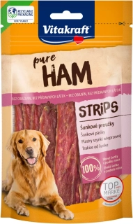 Vitakraft pure Ham šunkové pásiky 80 g